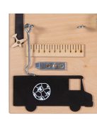 Moni Toys Montessori matatófal közép 50x37,5cm órás, fiús