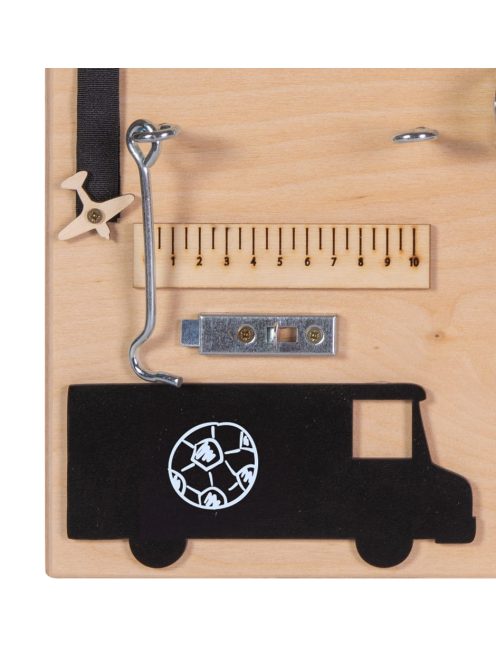 Moni Toys Montessori matatófal közép 50x37,5cm órás, fiús