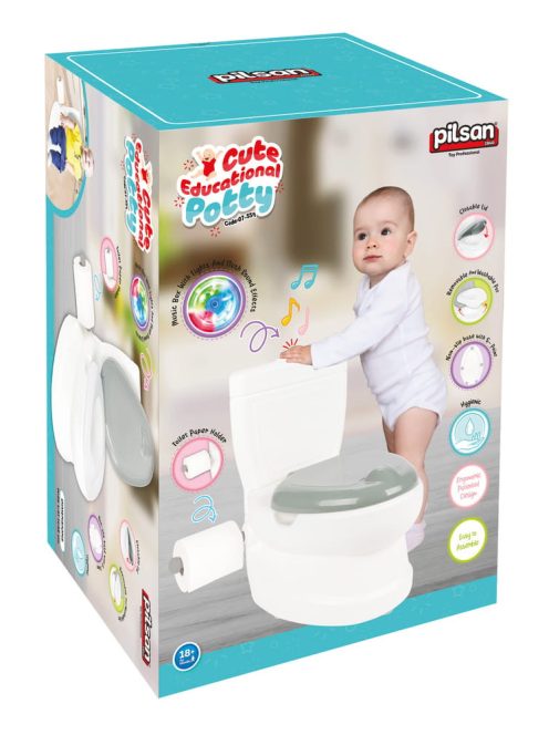 Tanuló bili, babavécé szürke