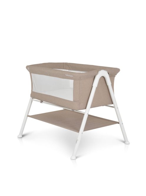 Moni Kalinihta újszülött babaágy önálló, 11 kg, 1 szint fehér láb bézs