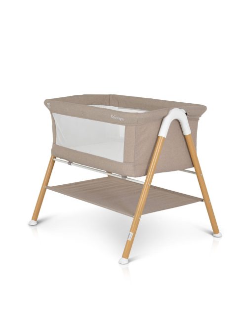  Kalinihta wp újszülött babaágy önálló, 11 kg, 1 szint fa hatású láb bézs