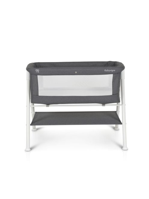 Moni Kalinihta újszülött babaágy önálló, 11 kg, 1 szint fehér láb grafit
