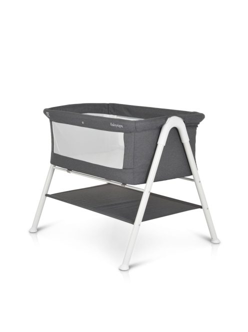 Moni Kalinihta újszülött babaágy önálló, 11 kg, 1 szint fehér láb grafit