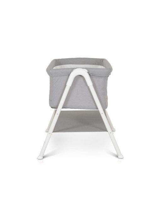 Moni Kalinihta újszülött babaágy önálló, 11 kg, 1 szint fehér láb szürke