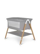  Kalinihta wp újszülött babaágy önálló, 11 kg, 1 szint fa hatású láb szürke