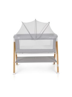    Kalinihta wp újszülött babaágy önálló, 11 kg, 1 szint fa hatású láb szürke