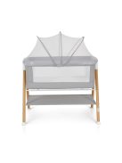  Kalinihta wp újszülött babaágy önálló, 11 kg, 1 szint fa hatású láb szürke
