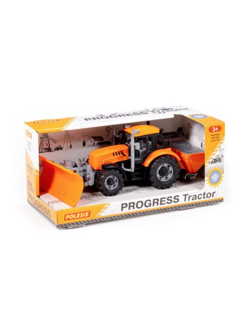 Polesie 91772 lendkerekes, hókotró traktor SÁRGA