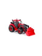 Polesie 91864 tolólapátos traktor PIROS