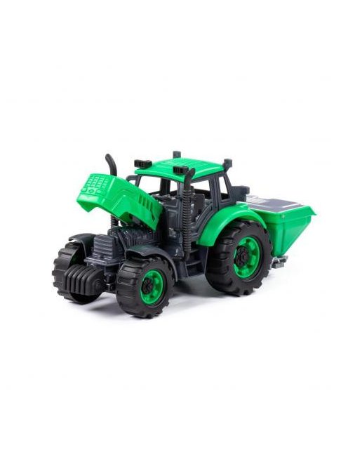 POLESIE Toys Traktor vetőgép ZÖLD