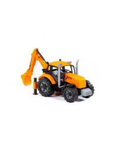 POLESIE Toys lendkerekes kotrógép NARANCS
