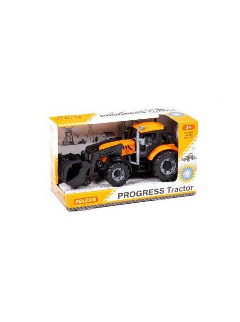 POLESIE Toys lendkerekes kotrógép NARANCS