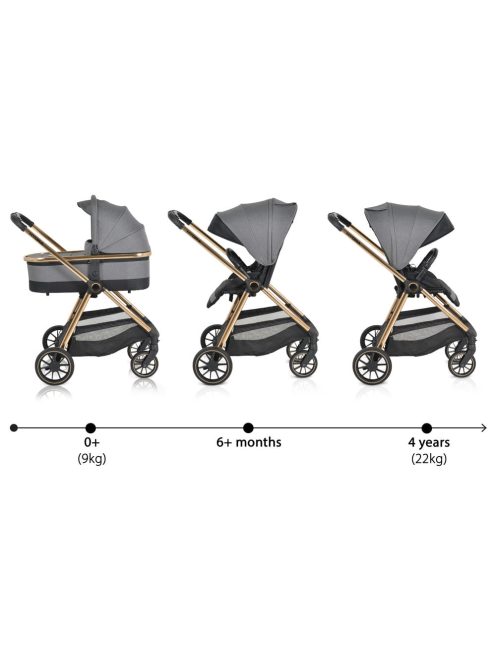 Cangaroo Hydra 2in1 babakocsi szürke