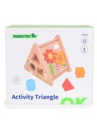 Tooky Toy Tooky toy bedugós fajáték háromszög