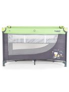 Moni Tommy összecsukható utazóágy 2 szintes, kibújós zöld