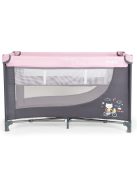 Moni Tommy összecsukható utazóágy 2 szintes, kibújós pink