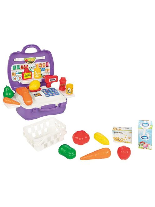 Pilsan Pilsan supermarket bőrönd lila