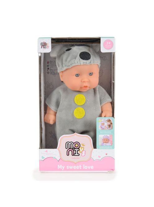 Moni Toys Játékbaba 20 cm 6125 szürke