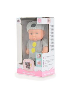 Moni Toys Játékbaba 20 cm 6125 szürke
