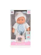 Moni Toys Játékbaba 20 cm 6126 fehér/kék