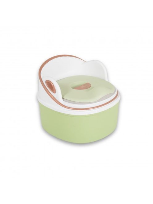 RUM BABA 2in1 bili átalakítható wc szűkítő+fellépő, szilikon ülés ZÖLD