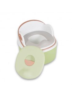   RUM BABA 2in1 bili átalakítható wc szűkítő+fellépő, szilikon ülés ZÖLD