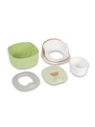 RUM BABA 2in1 bili átalakítható wc szűkítő+fellépő, szilikon ülés ZÖLD