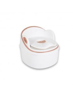   RUM BABA 2in1 bili átalakítható wc szűkítő+fellépő, szilikon ülés FEHÉR