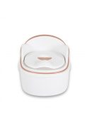 RUM BABA 2in1 bili átalakítható wc szűkítő+fellépő, szilikon ülés FEHÉR