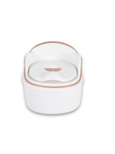   RUM BABA 2in1 bili átalakítható wc szűkítő+fellépő, szilikon ülés FEHÉR