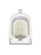 TERRA összecsukható kád digitális hőmérővel SZÜRKE