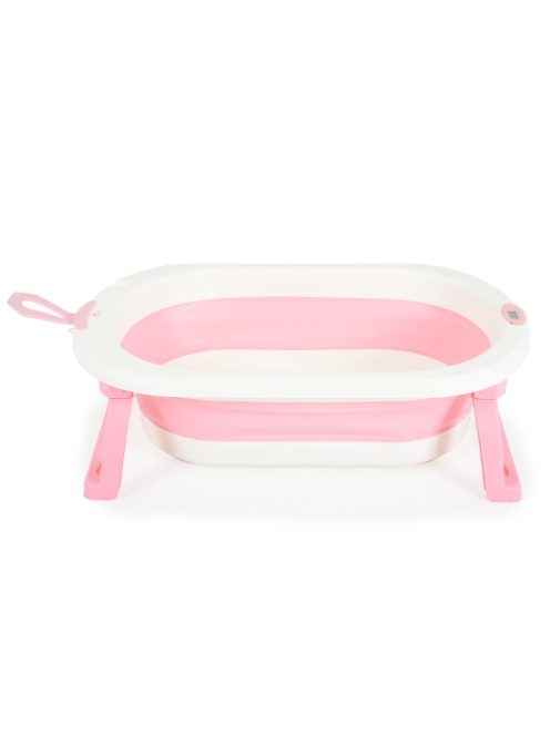 TERRA összecsukható kád digitális hőmérővel PINK