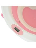 TERRA összecsukható kád digitális hőmérővel PINK