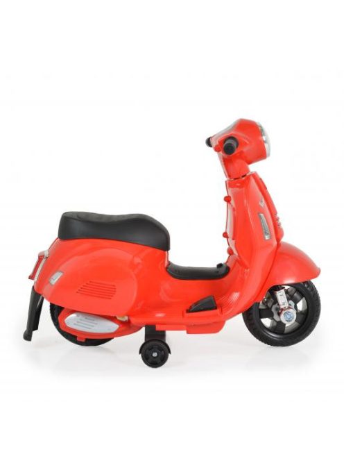 MONI Vespa elektromos, akkumulátoros kismotor GTS Super Sport 6V PIROS
