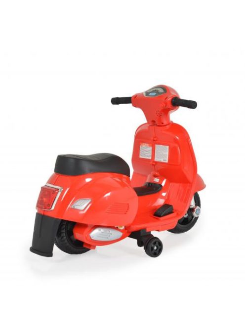 MONI Vespa elektromos, akkumulátoros kismotor GTS Super Sport 6V PIROS