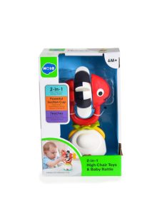 HOLA játék etetőszékre 2IN1 rágóka PIROS HAL