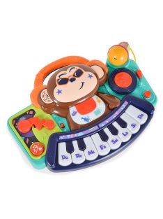   HOLA bébijáték, majmos, zenélő, világító gombokkal és mikrofonnal