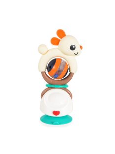 HOLA játék etetőszékre 2IN1 rágóka BÉZS NYÚL