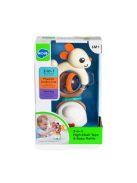 HOLA játék etetőszékre 2IN1 rágóka BÉZS NYÚL