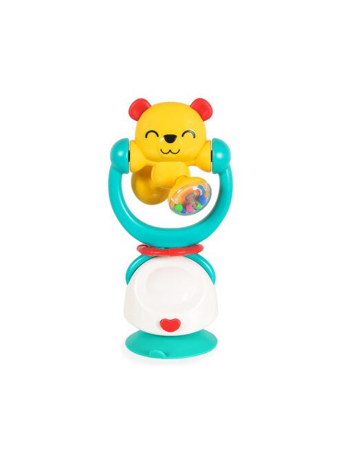 HOLA játék etetőszékre 2IN1 rágóka SÁRGA MACI