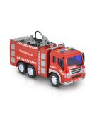 KISAUTÓ tűzoltóautó pumpás CITY 1:16 PIROS