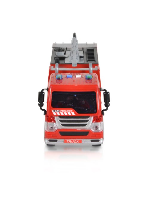 KISAUTÓ tűzoltóautó pumpás CITY 1:16 PIROS