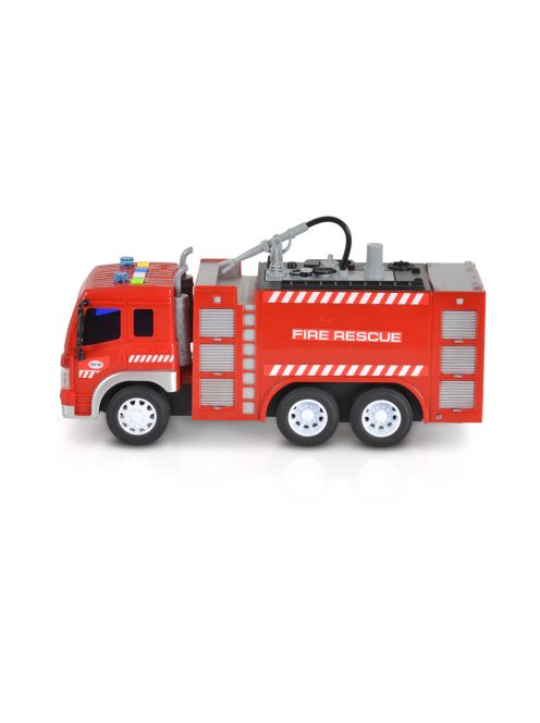 KISAUTÓ tűzoltóautó pumpás CITY 1:16 PIROS