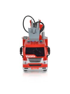   Moni Toys Kisautó tűzoltóautó létrás szerkocsi 1:16 piros
