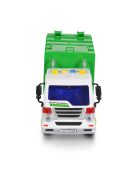 Moni Toys Kisautó kukásautó 1:16 emelhető platós zöld