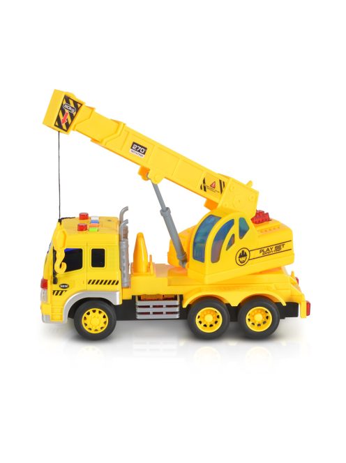 KISAUTÓ darus teherkocsi CITY 1:16 SÁRGA