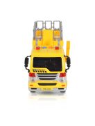 Moni Toys Kisautó emelődarus teherkocsi 1:16 sárga