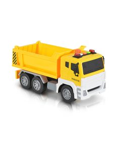MONI dömper hangokkal, fényekkel 1:12 méret 30cm SÁRGA