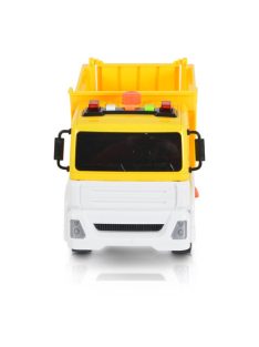 MONI dömper hangokkal, fényekkel 1:12 méret 30cm SÁRGA