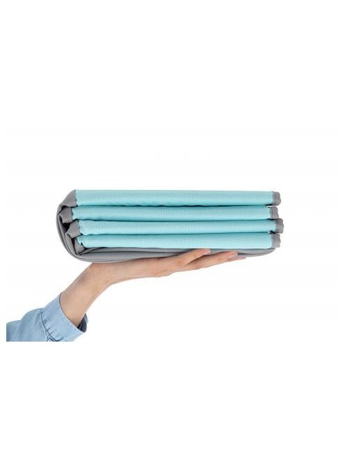 LABDAMEDENCE összecsukható 80cm + 90db 7cms labda MENTA/SZÜRKE